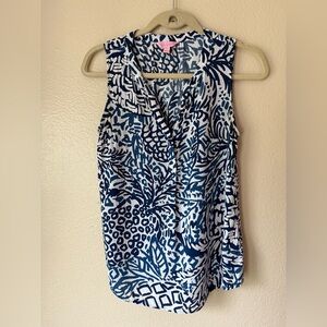 LILLY PULITZER Stacey Sleeveless Top